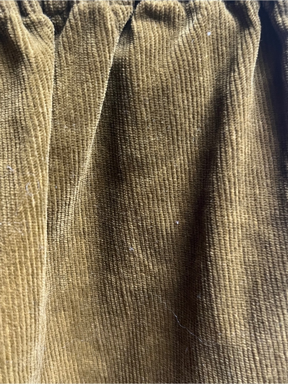 Apuntob 100% Cotton Mustard Yellow Corduroy Trousers Made in Italy Size S - Picture 3 of 11
